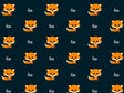 Pixel Tails Animal Vinyl Wrap Pattern~Rwraps Series 914 Digitally Printed Vinyl Wrap~0