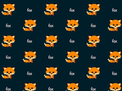 Pixel Tails Animal Vinyl Wrap Pattern~Rwraps Series 914 Digitally Printed Vinyl Wrap~0