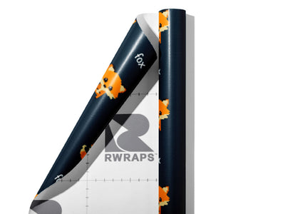 Pixel Tails Animal Wrap Film Sheets~Rwraps Series 914 Pixel Tails Animal Scrolled Sheet~3