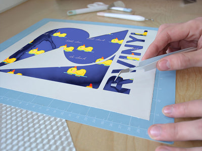 pixel waterbirds bird Easy Weed Craft Vinyl