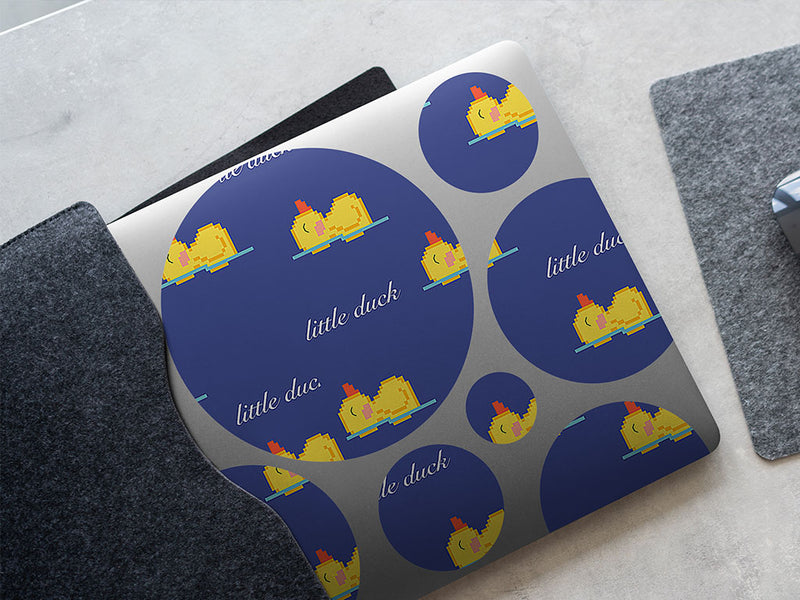 pixel waterbirds bird DIY Laptop Stickers