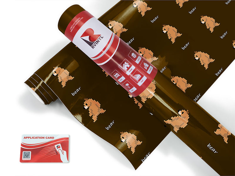 pixel wiggle animal Craft Vinyl Roll
