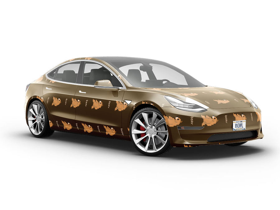 Pixel Wiggle Animal Vehicle Vinyl Wrap