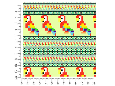 pixelated dialogue bird 1ft x 1ft Craft Sheets