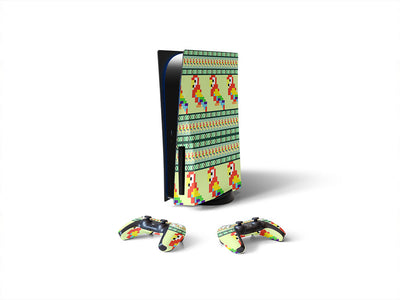 pixelated dialogue bird Sony PS5 DIY Skin