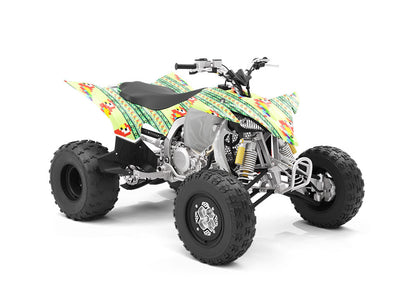 Pixelated Dialogue Birds ATV Wrapping Vinyl