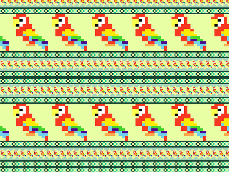 Pixelated Dialogue Birds Vinyl Wrap Pattern~Rwraps Series 914 Digitally Printed Vinyl Wrap~0