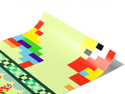 Pixelated Dialogue Birds Vinyl Wraps~Rwraps Series 914 Digitally Printed Vinyl Wrap~0