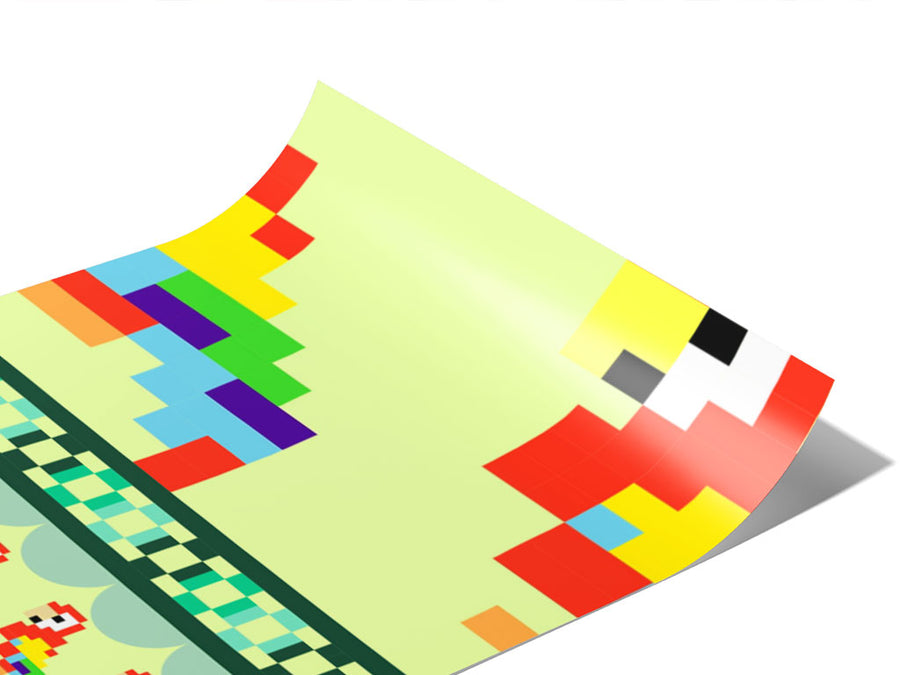 Pixelated Dialogue Birds Vinyl Wraps~Rwraps Series 914 Digitally Printed Vinyl Wrap~0