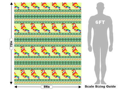 Pixelated Dialogue Birds Vehicle Wrap Scale~Rwraps Series 914 Pixelated Dialogue Birds Measurements~1