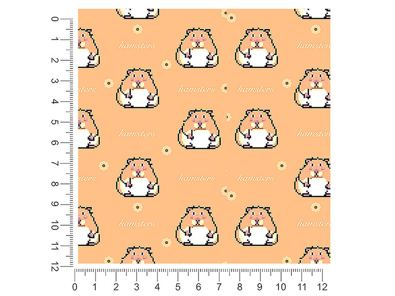 pixelated gold animal 1ft x 1ft Craft Sheets