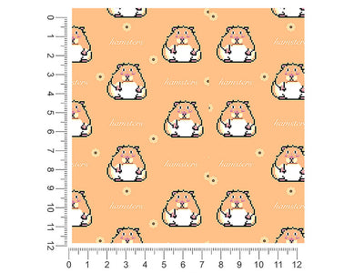 pixelated gold animal 1ft x 1ft Craft Sheets