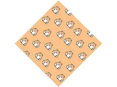 Pixelated Gold Rodent Vinyl Wrap Pattern