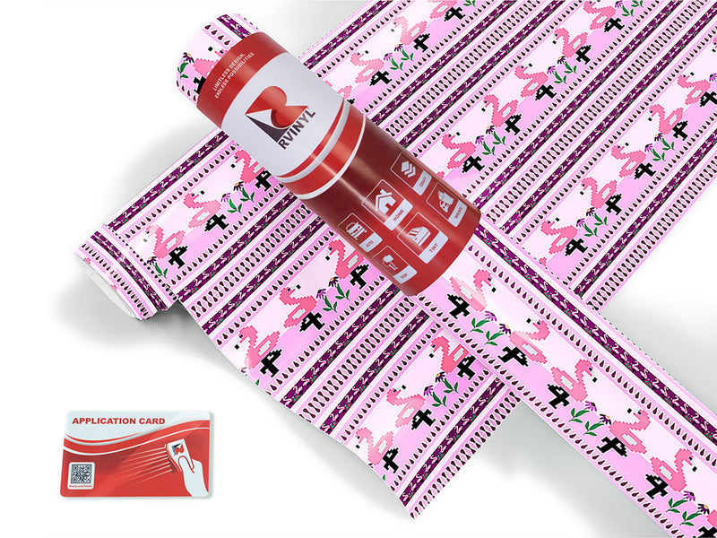 pixelated ibis bird Craft Vinyl Roll