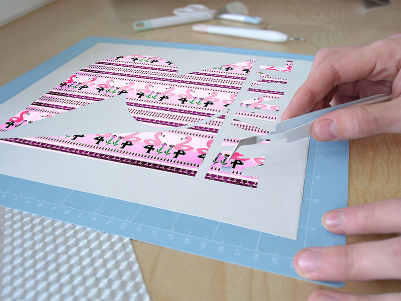 pixelated ibis bird Easy Weed Craft Vinyl