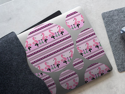 pixelated ibis bird DIY Laptop Stickers