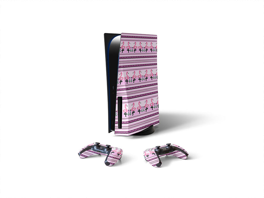 pixelated ibis bird Sony PS5 DIY Skin