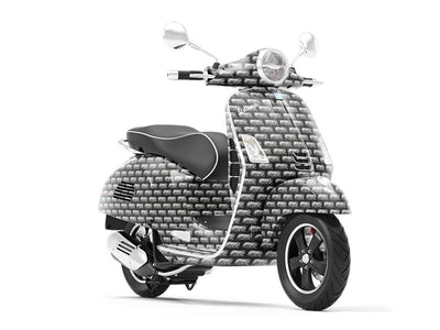 Pixelated Version 1 Brick Vespa Scooter Wrap Film