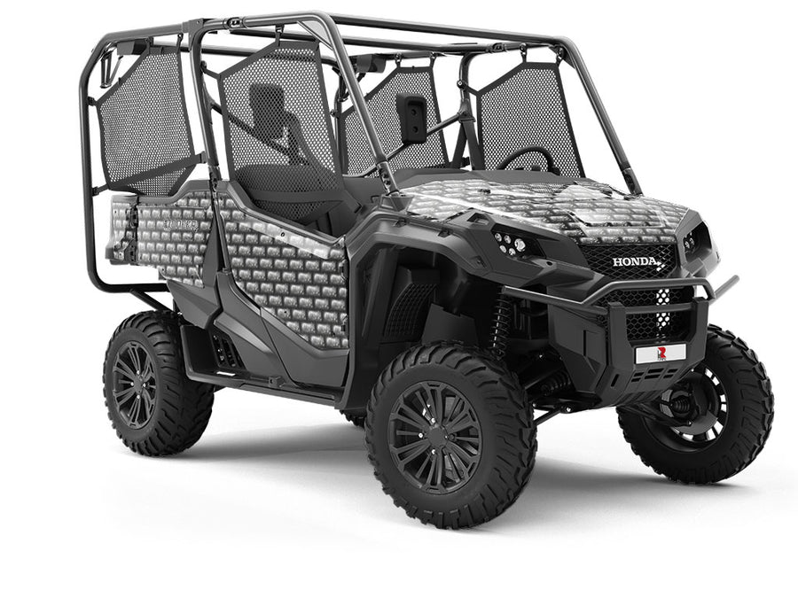 Pixelated Version 1 Brick Utility Vehicle Vinyl Wrap