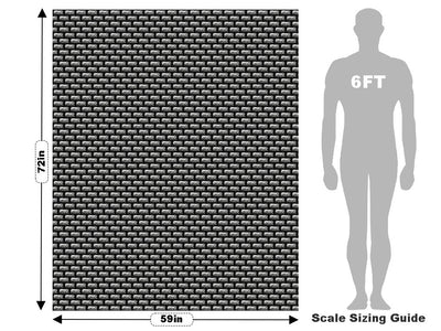 Pixelated Version 1 Brick Vehicle Wrap Scale~Rwraps Series 914 Pixelated Version 1 Brick Measurements~2