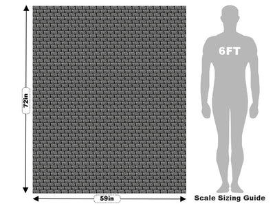Pixelated Version 2 Brick Vehicle Wrap Scale~Rwraps Series 914 Pixelated Version 2 Brick Measurements~2