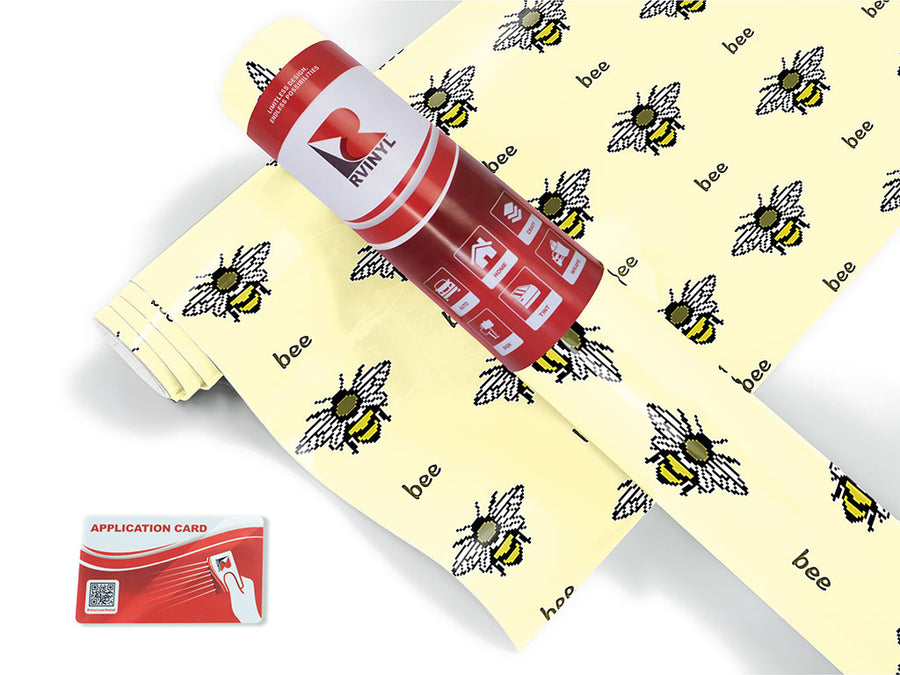 pixeled hive bug Craft Vinyl Roll