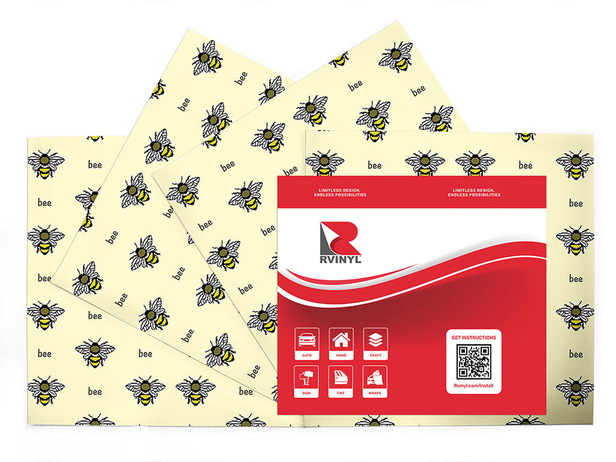 pixeled hive bug Craft Vinyl Sheet Pack