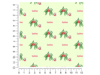 pixelychee fruit 1ft x 1ft Craft Sheets