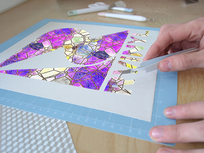 pizza edge mosaic Easy Weed Craft Vinyl