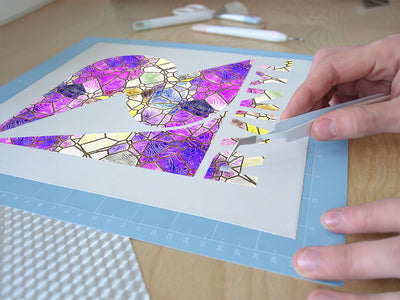 pizza edge mosaic Easy Weed Craft Vinyl