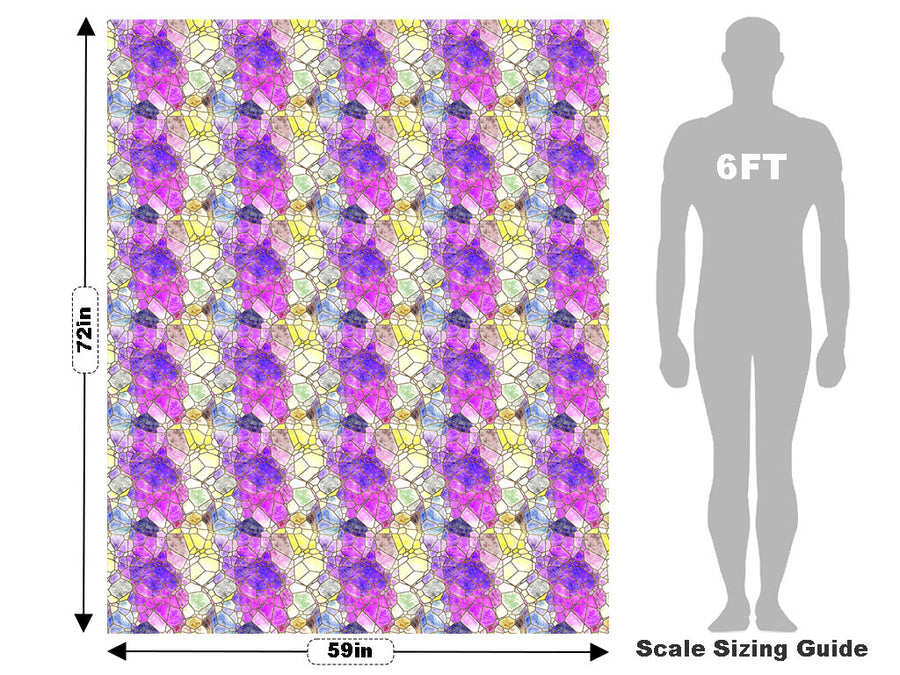 Pizza Edge Mosaic Vehicle Wrap Scale~Rwraps Series 914 Pizza Edge Mosaic Measurements~1