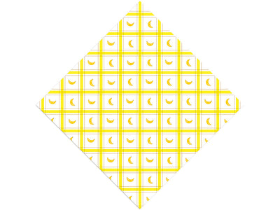 Plaid Plantains Fruit Vinyl Wrap Pattern