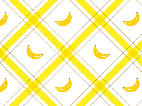 Plaid Plantains Fruit Vinyl Wrap Pattern~Rwraps Series 914 Digitally Printed Vinyl Wrap~0