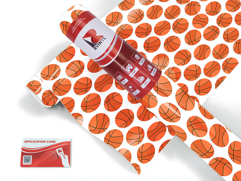plain basketballs sport Craft Vinyl Roll
