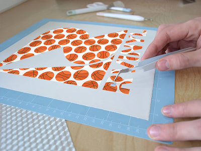 plain basketballs sport Easy Weed Craft Vinyl