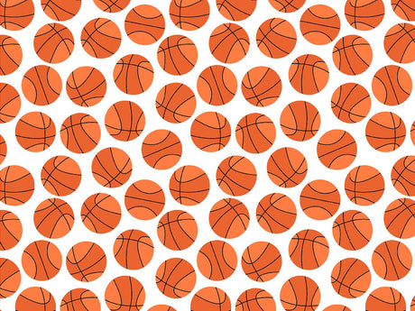 Plain Basketballs Sport Vinyl Wrap Pattern~Rwraps Series 914 Digitally Printed Vinyl Wrap~0