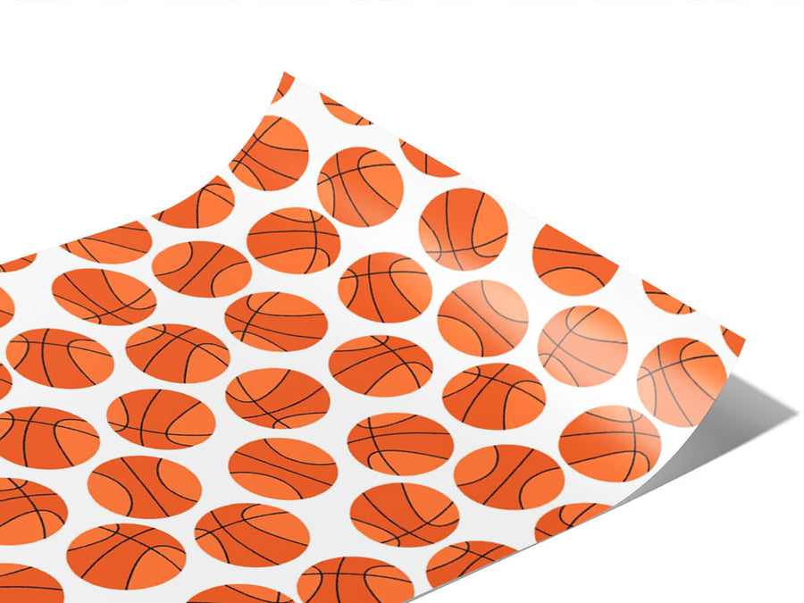 Plain Basketballs Sport Vinyl Wraps~Rwraps Series 914 Digitally Printed Vinyl Wrap~0