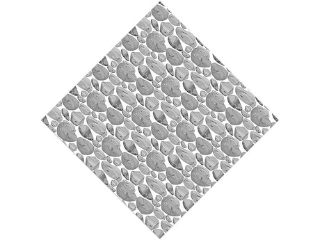 Plain Grey Cobblestone Vinyl Wrap Pattern