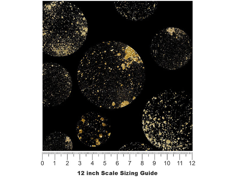 Planetary Darkness Astrology Vinyl Film Pattern Size 12 inch Scale~Rwraps Planetary Darkness Astrology Sizing Chart~2