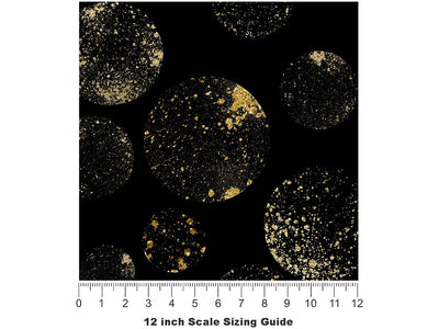 Planetary Darkness Astrology Vinyl Film Pattern Size 12 inch Scale~Rwraps Planetary Darkness Astrology Sizing Chart~2