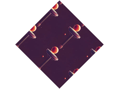 Planetary Pillars Science Fiction Vinyl Wrap Pattern