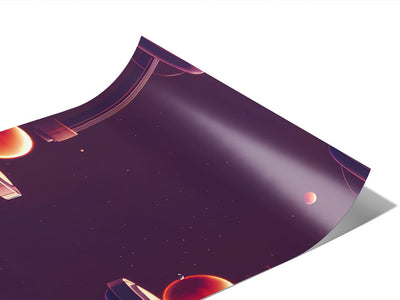 Planetary Pillars Science Fiction Vinyl Wraps~Rwraps Series 914 Digitally Printed Vinyl Wrap~0