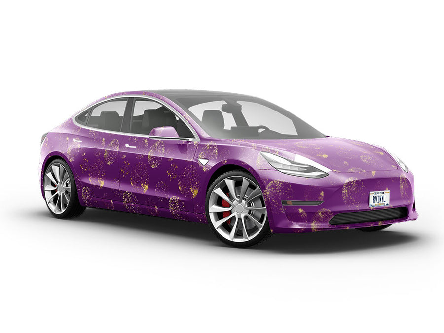 Planetary Purple Astrology Vehicle Vinyl Wrap