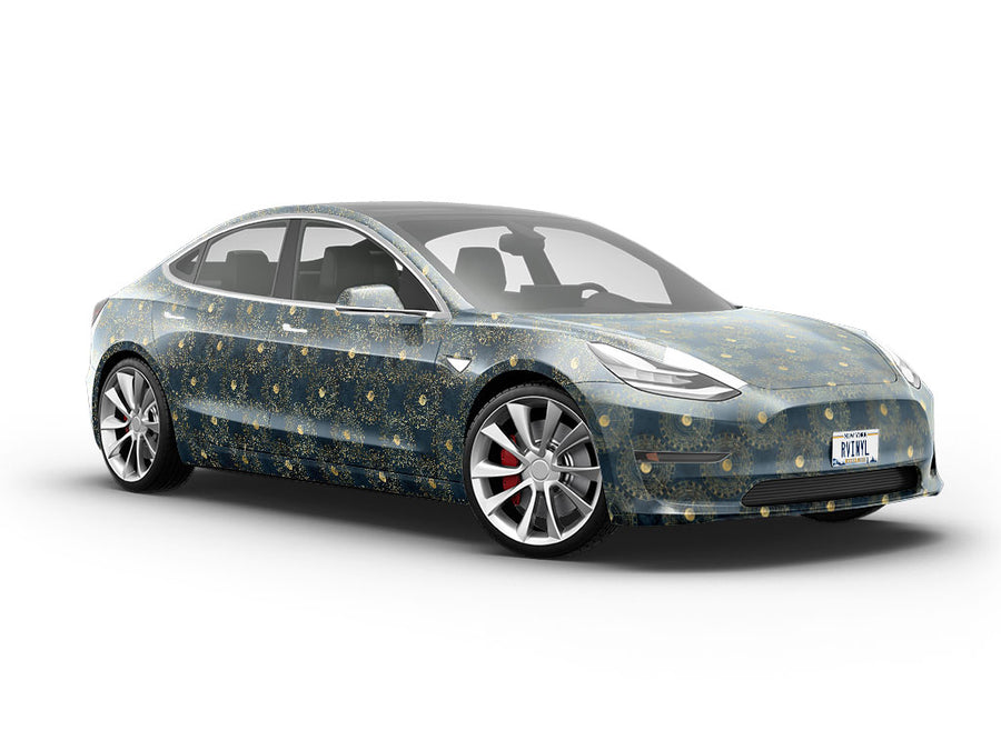 Planetary Timestamps Steampunk Vehicle Vinyl Wrap