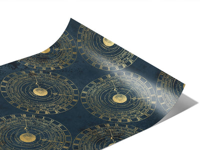 Planetary Timestamps Steampunk Vinyl Wraps~Rwraps Series 914 Digitally Printed Vinyl Wrap~0
