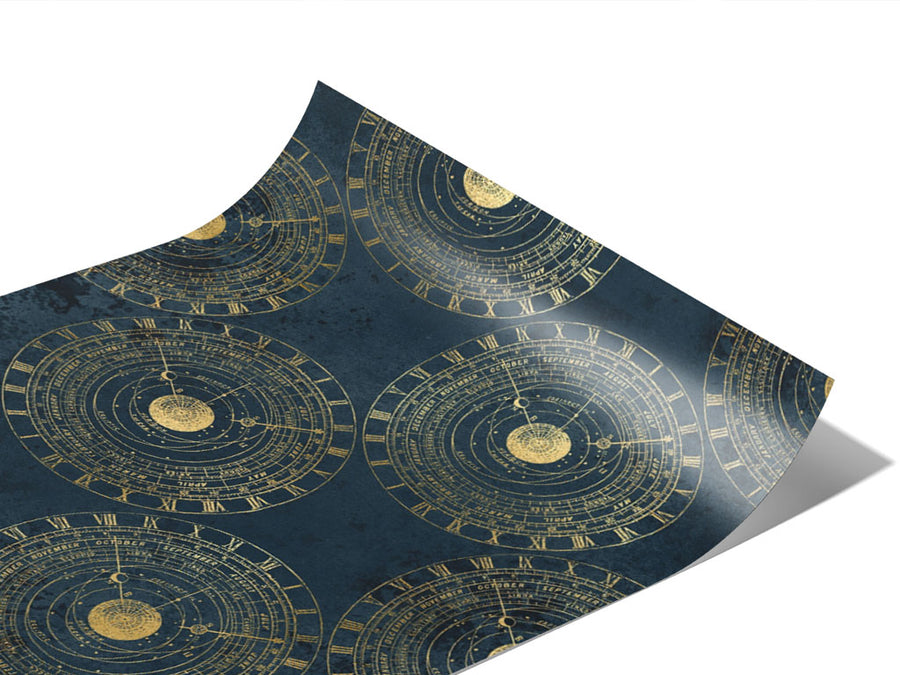 Planetary Timestamps Steampunk Vinyl Wraps~Rwraps Series 914 Digitally Printed Vinyl Wrap~0