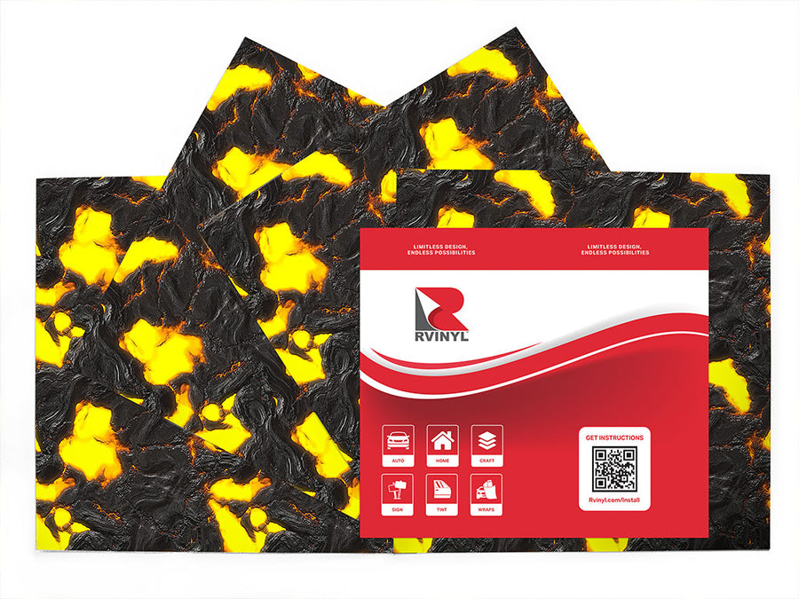 plate tectonics lava Craft Vinyl Sheet Pack