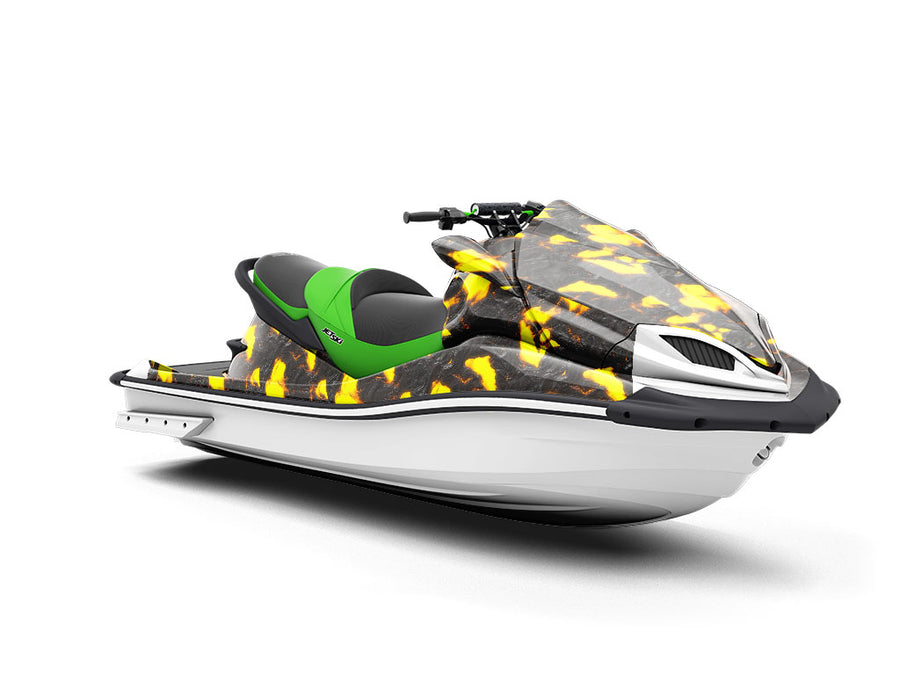 Plate Tectonics Lava Jet Ski Vinyl Customized Wrap