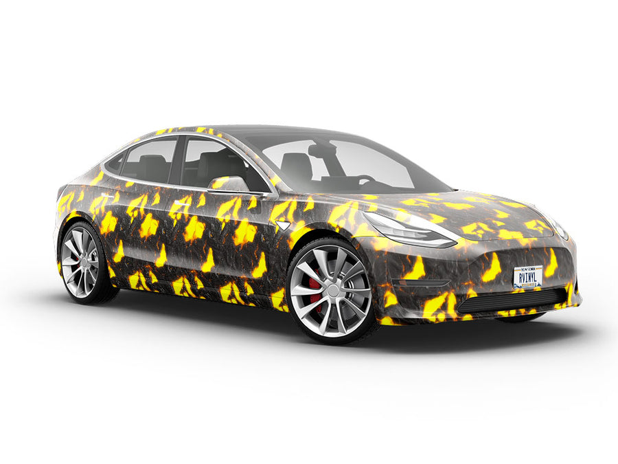 Plate Tectonics Lava Vehicle Vinyl Wrap