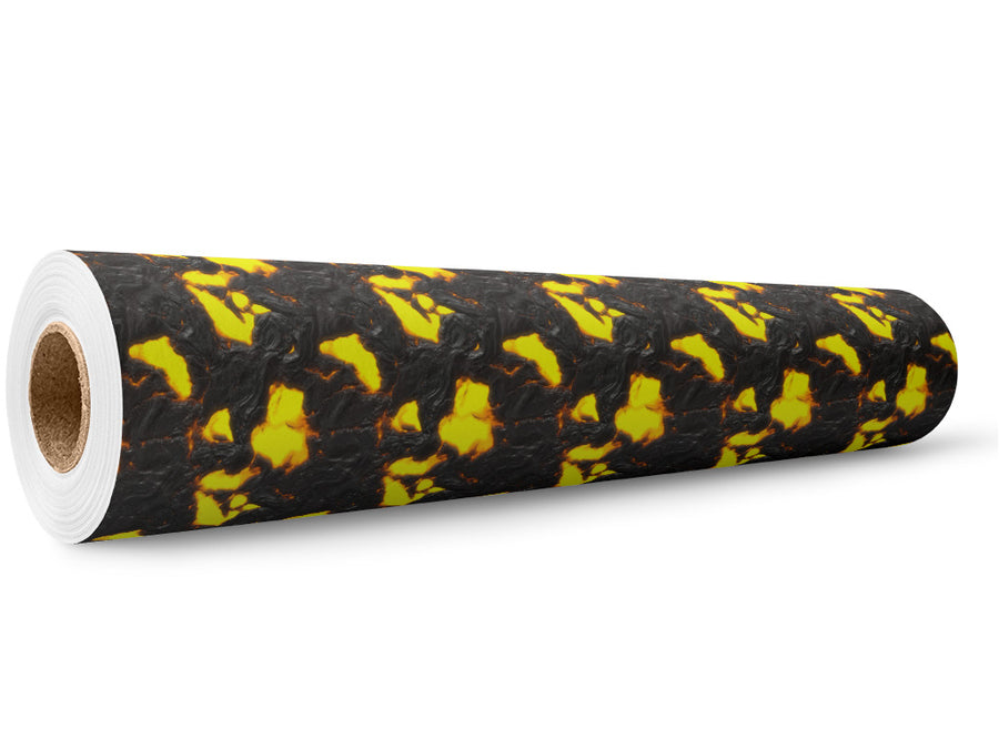 Plate Tectonics Lava Wrap Film Wholesale Roll~Rwraps Series 914 Digitally Printed Vinyl Roll~5